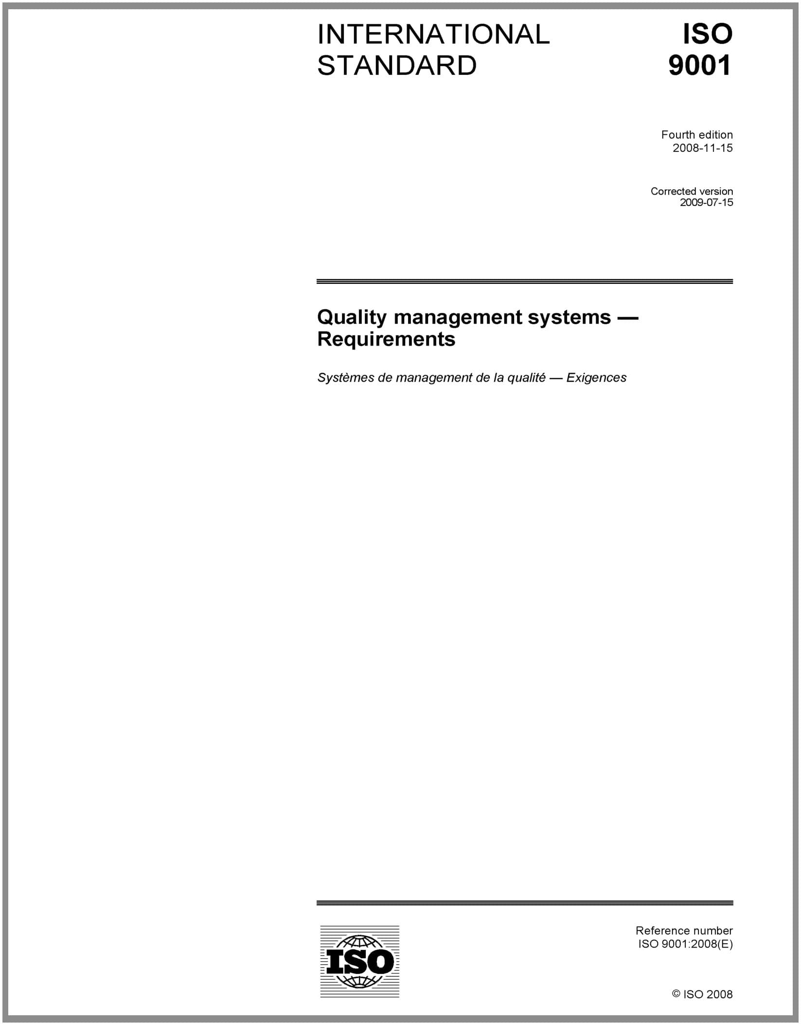 ISO 9001:2008, Quality management systems - Requirements Paperback – May 8, 2012
