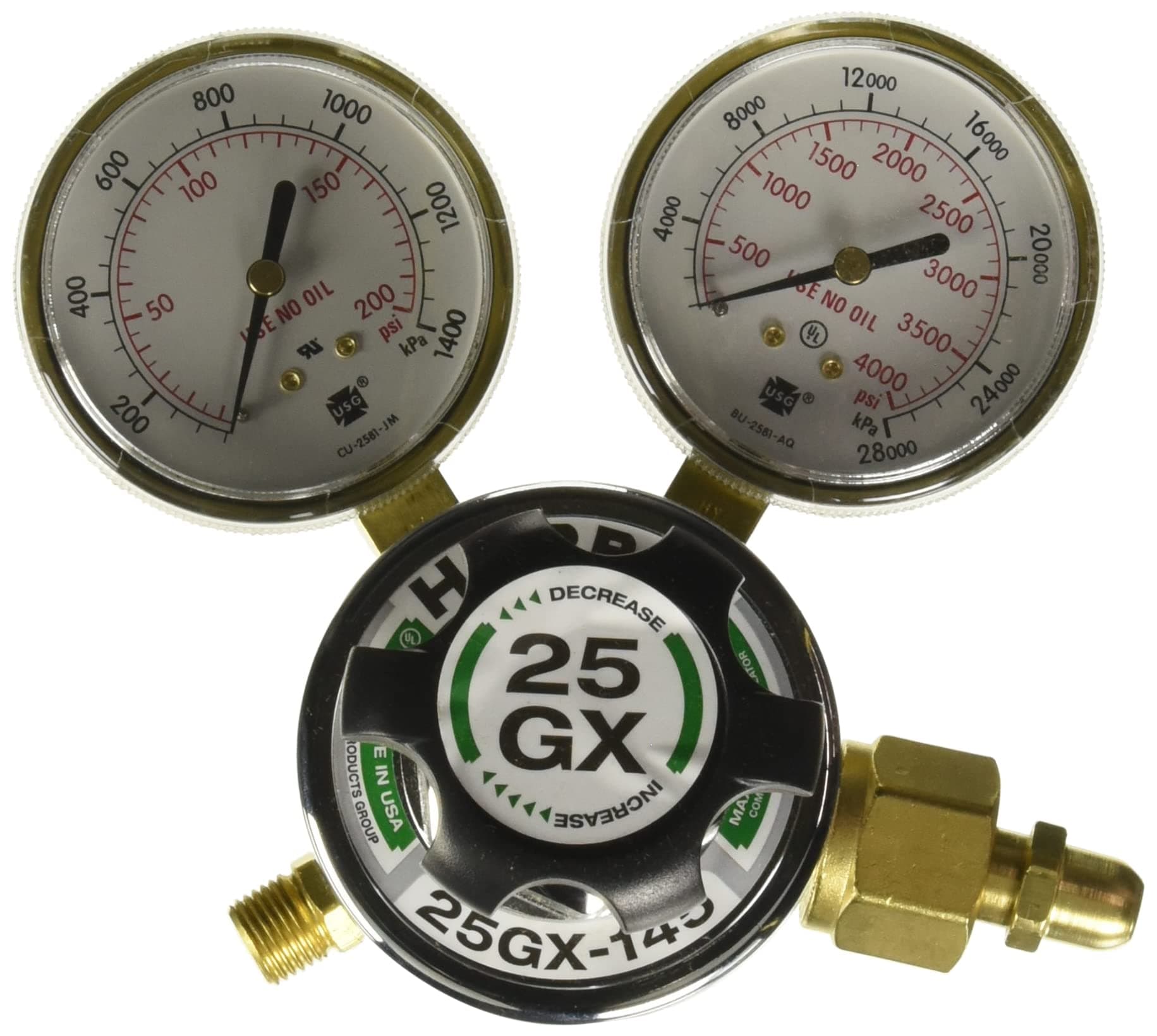 Harris3000510 25GX Regulator, 145-540, 2"