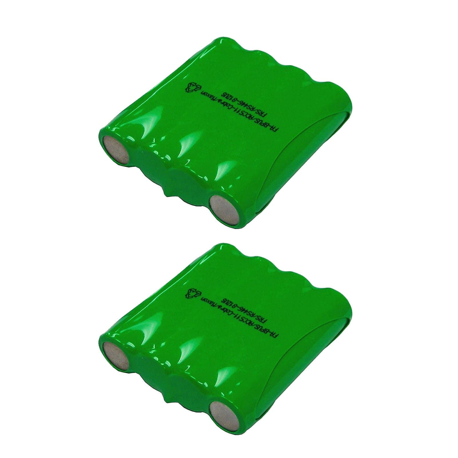 2 Pack Replacement Battery for Cobra PR560-WX Two-Way Radio Battery (800mAh, 4.8V, NI-MH)