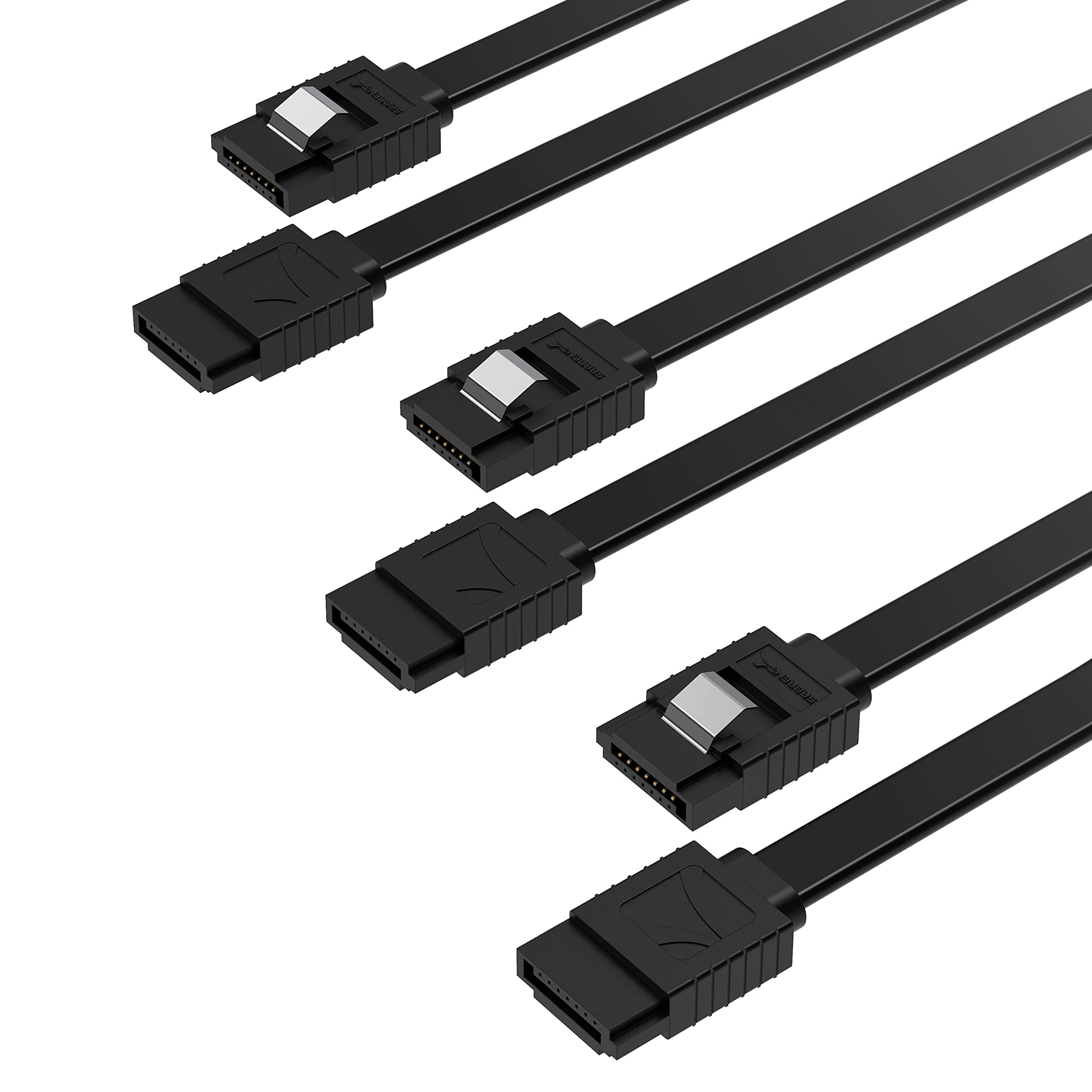 SATA cable 6Gbps, sata 3 cable, (3 Pack),