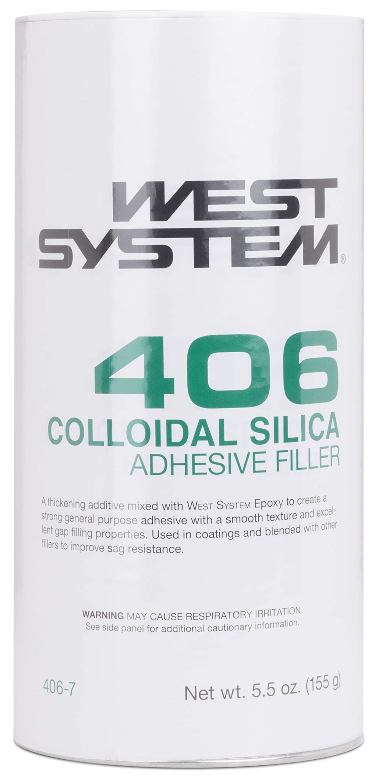 West System 406-7 Collodial Silica 5.5oz, off-white