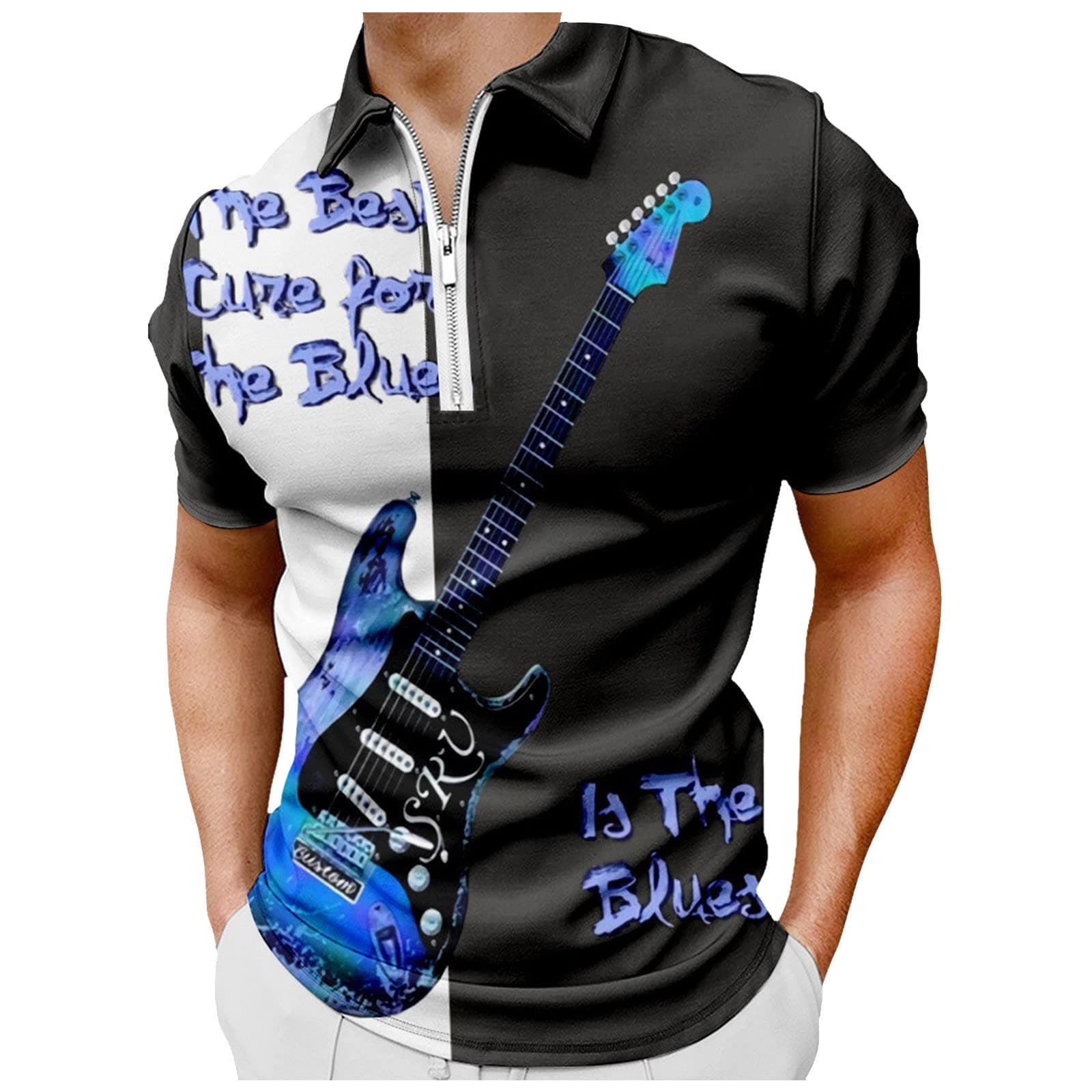 Mens Button Down Printed Tops 2023 Summer Plus Size Short Sleeve Blouses Dressy Henley Stand Collar T Shirts