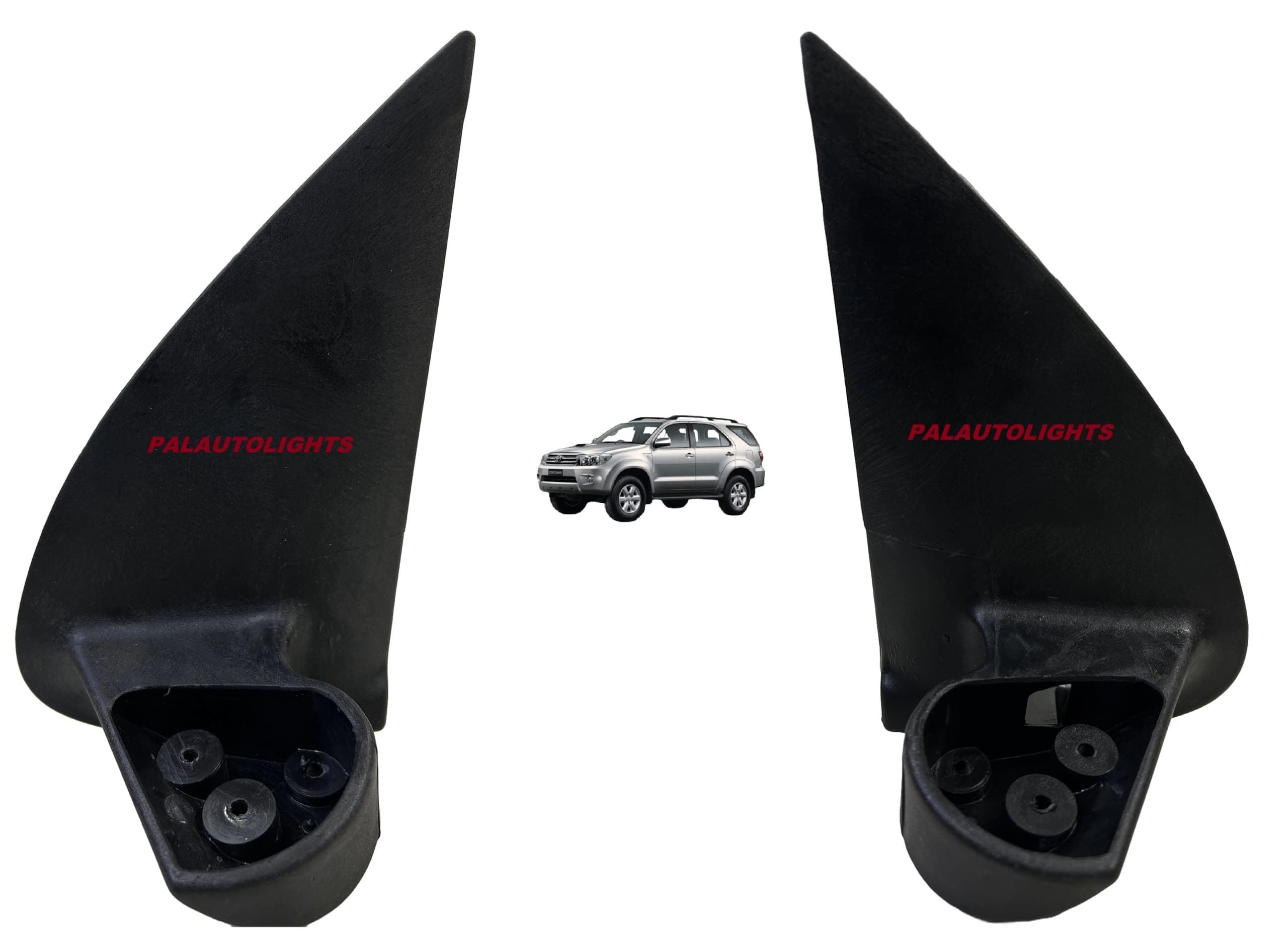 Right and Left Side Mirror Stand Bracket Compatible with Toyota Fortuner (Year:2009-2011)-Set of two pcs
