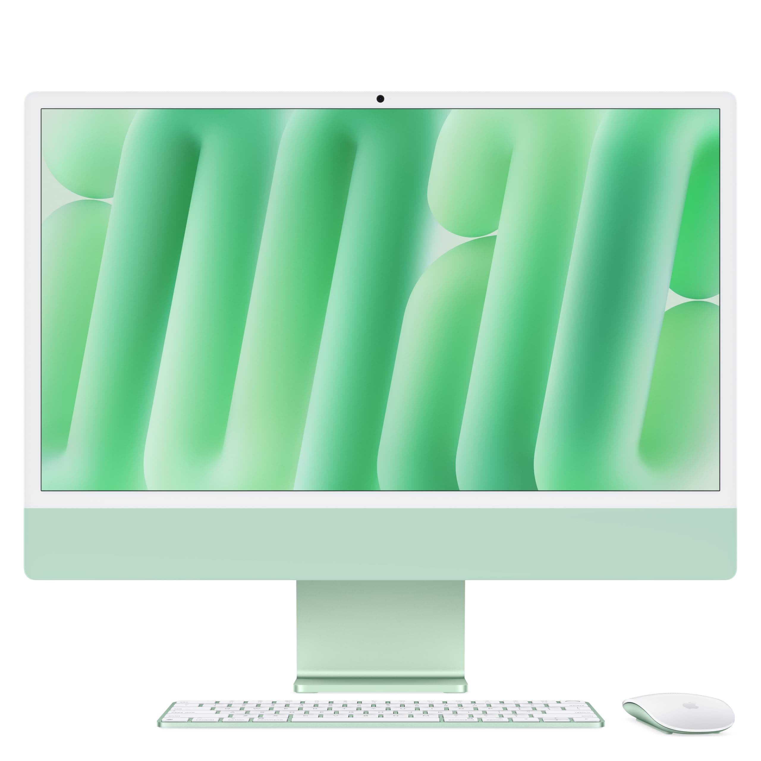 Apple iMac All-in-One Desktop Computer with M4 chip with 10-core CPU and 10-core GPU: Built for Apple Intelligence, 24-inch Retina Display, 24GB Unified Memory, 512GB SSD storage; Green