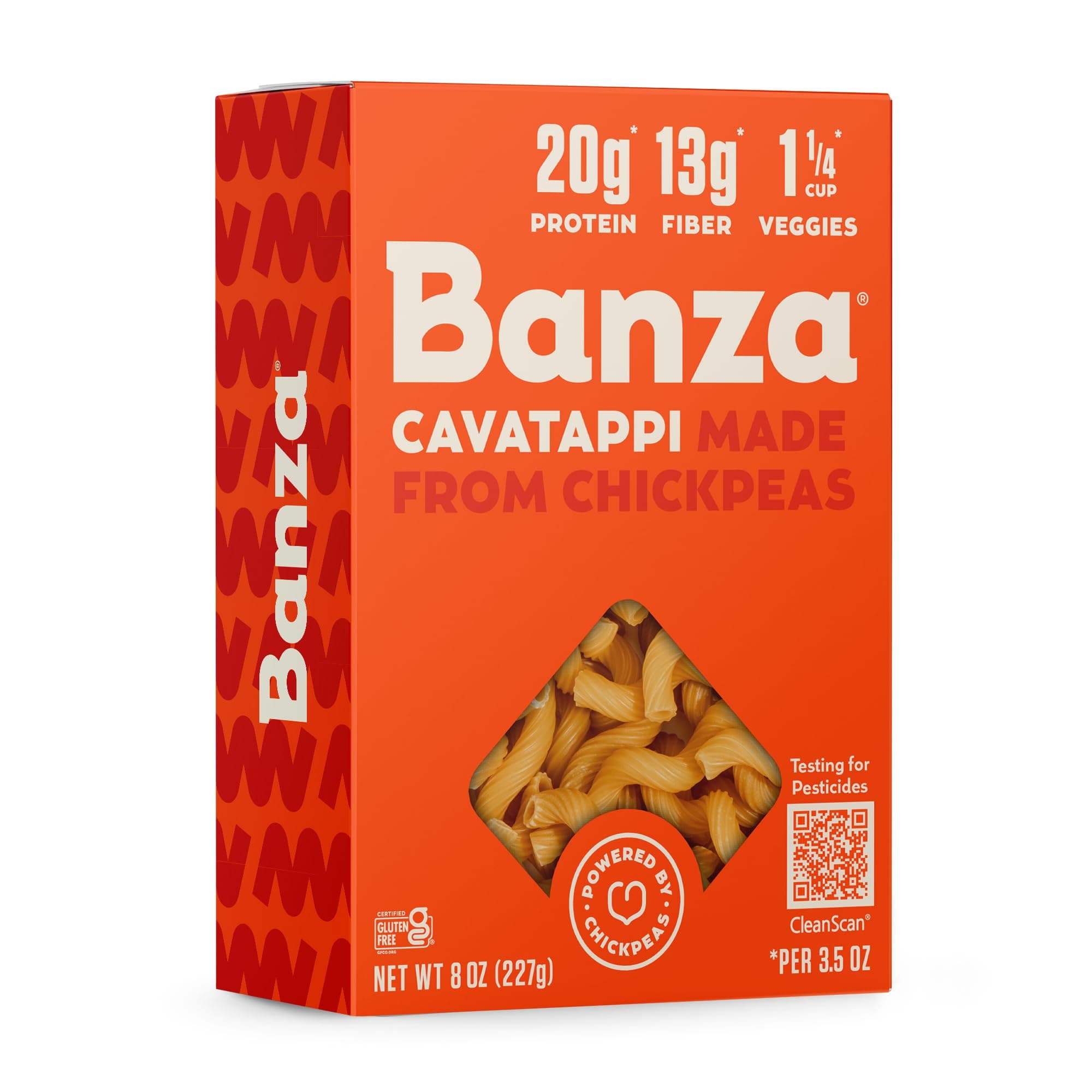 BANZA Chickpea Cavatappi Pasta, 8 OZ