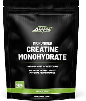Freak Athletics Creatine Monohydrate Powder 500g - Premium Grade Creatine Monohydrate - UK Made - Unflavoured Creatine Powder Scoop Included