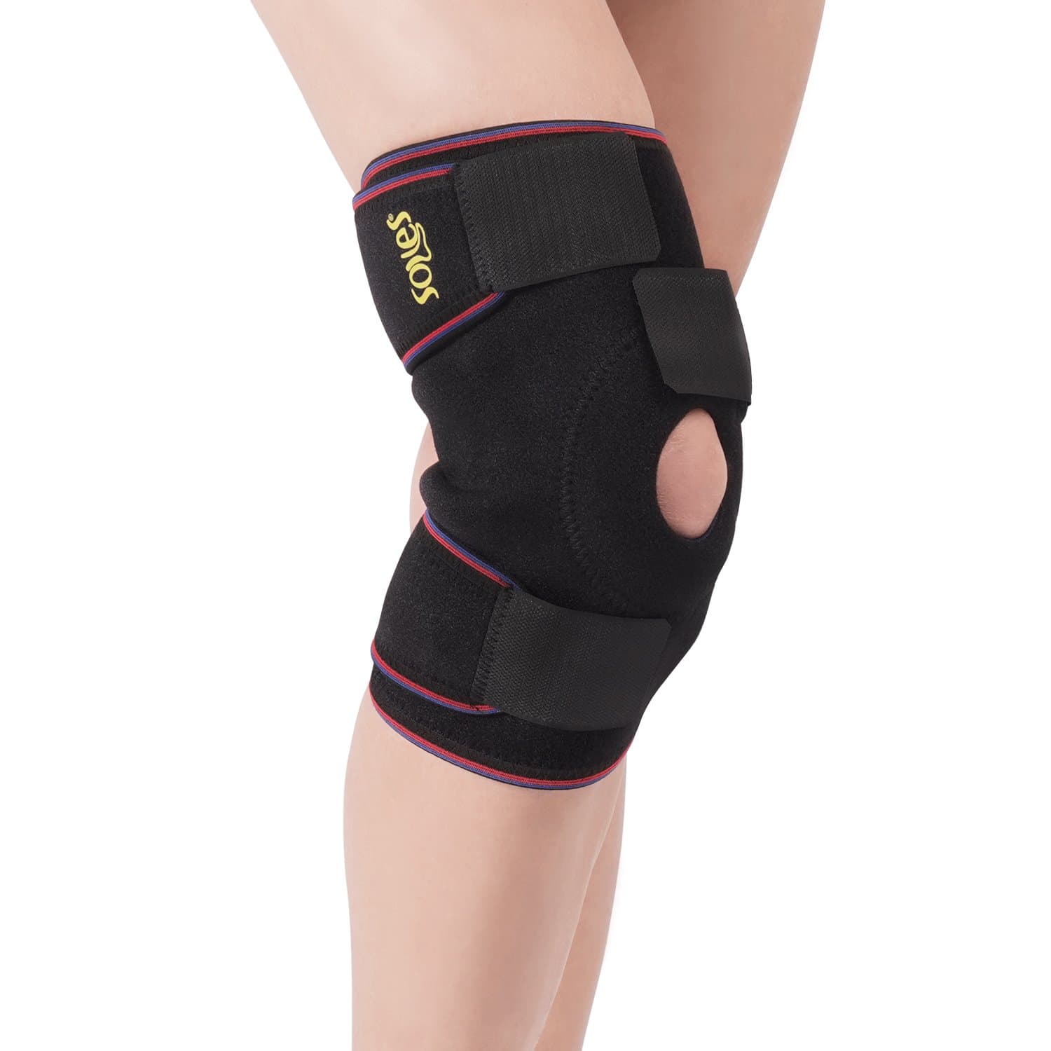 SOLES Ligament Knee Support Award Winning Adjustable Fit & Maximized Durability – Incredibly Comfortable, Made of Breathable Neoprene - Sweat Free Compression Brace for Daily Comfort & Relief