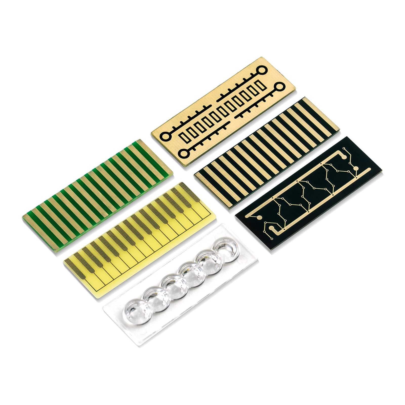 CUSTOM SABER Light Saber Accessories Button Control Box Clamp Cards for Luke Light Saber, DIY Accessories to Build Custom Hilt, Hilt Decoration - 6 Pieces