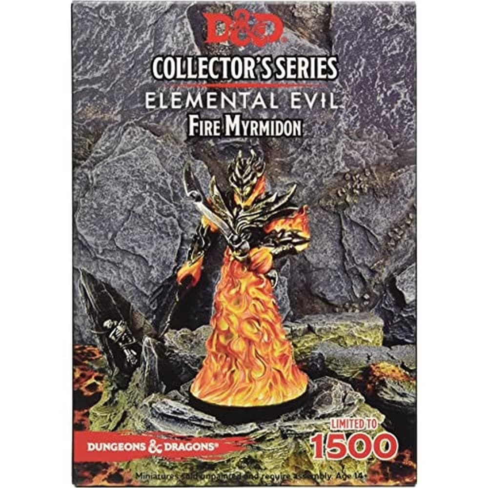 Gale Force Nine Battlefront Minis D&D Elemental Evil Fire Myrmidon Figure