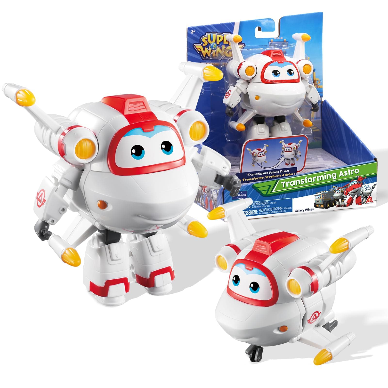 Super Wings Astro Toy Figure, White