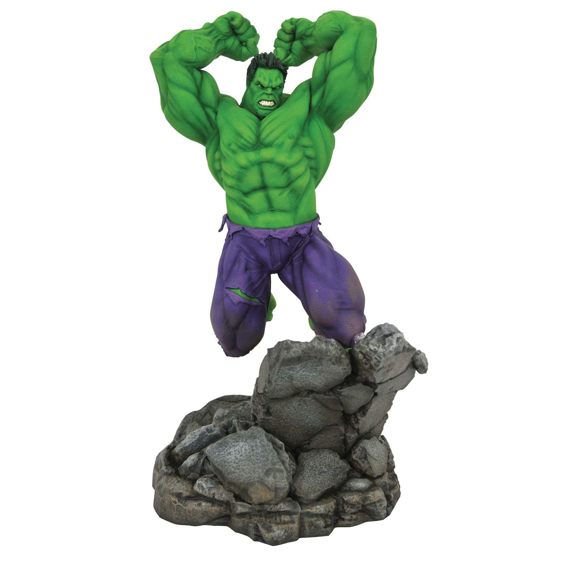 Marvel Premier Collection: The Hulk Statue, Multicolor, 17 inches