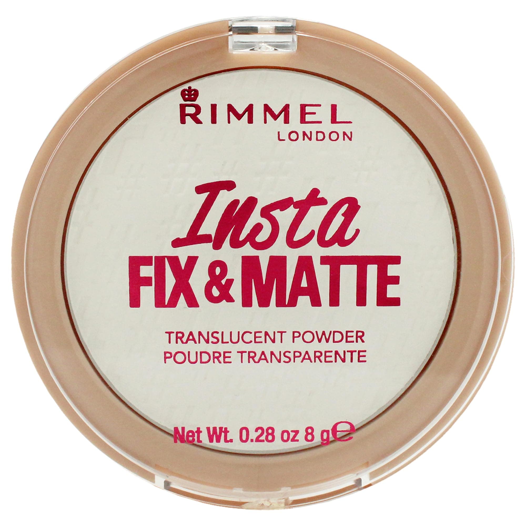 Rimmel Insta Fix & Matte Setting Powder, Translucent, 0.28 Ounce