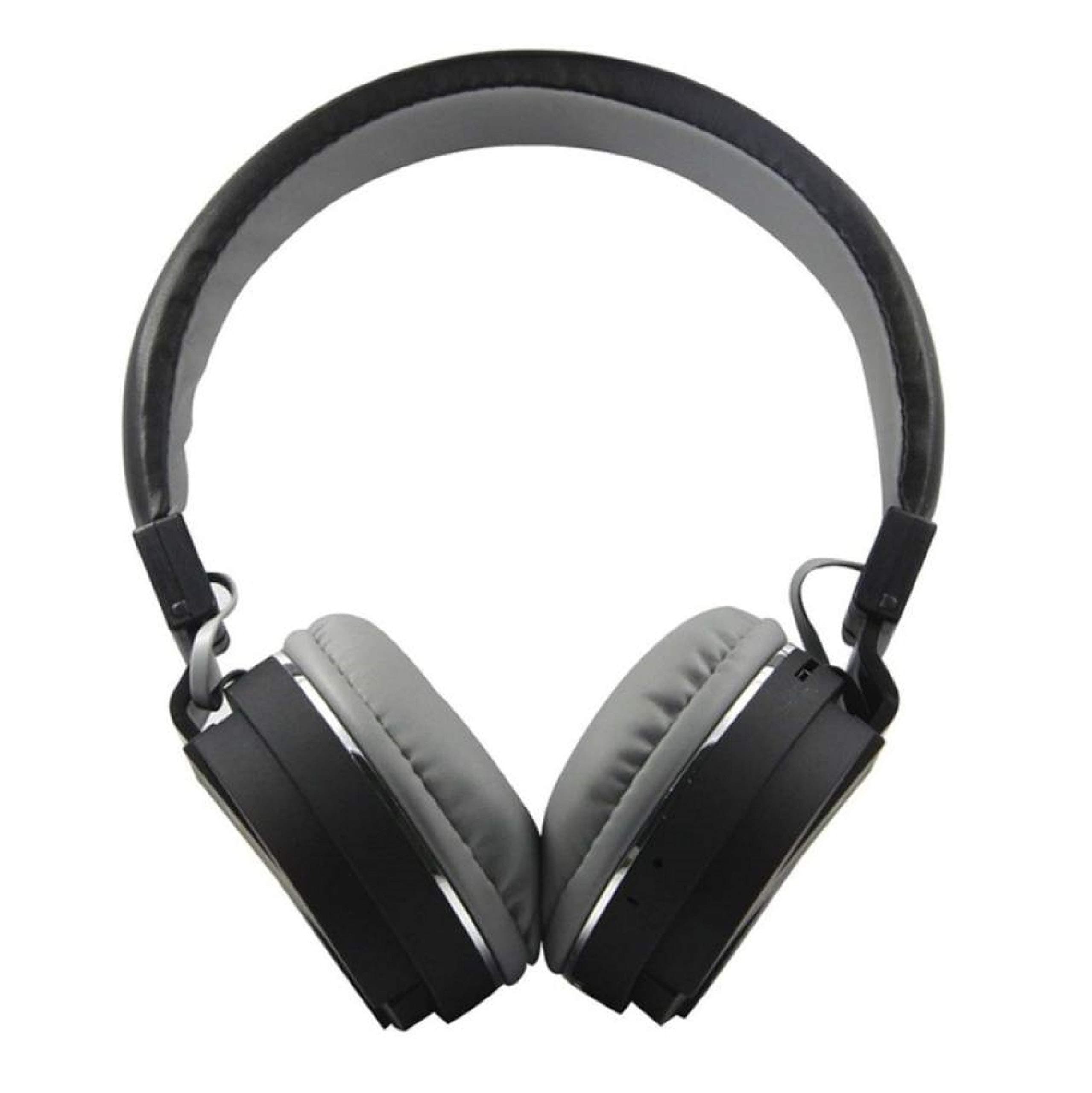 ERHETUS EH-12 Wireless Bluetooth Headphone with Mic with FM and SD Card Slot with Music and Calling Controls for All Mobile (Black)