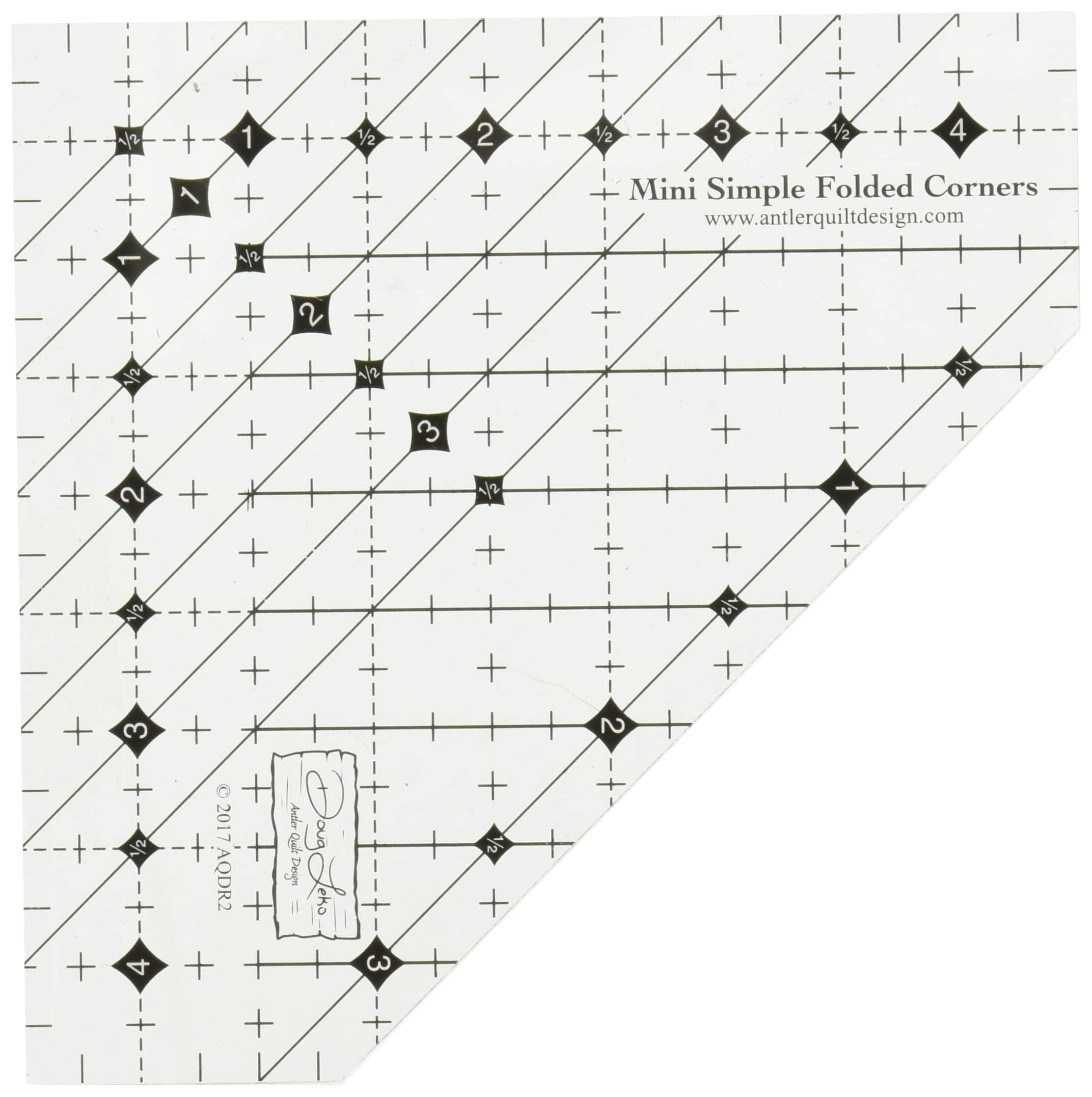 Mini Simple Folded Corners Ruler