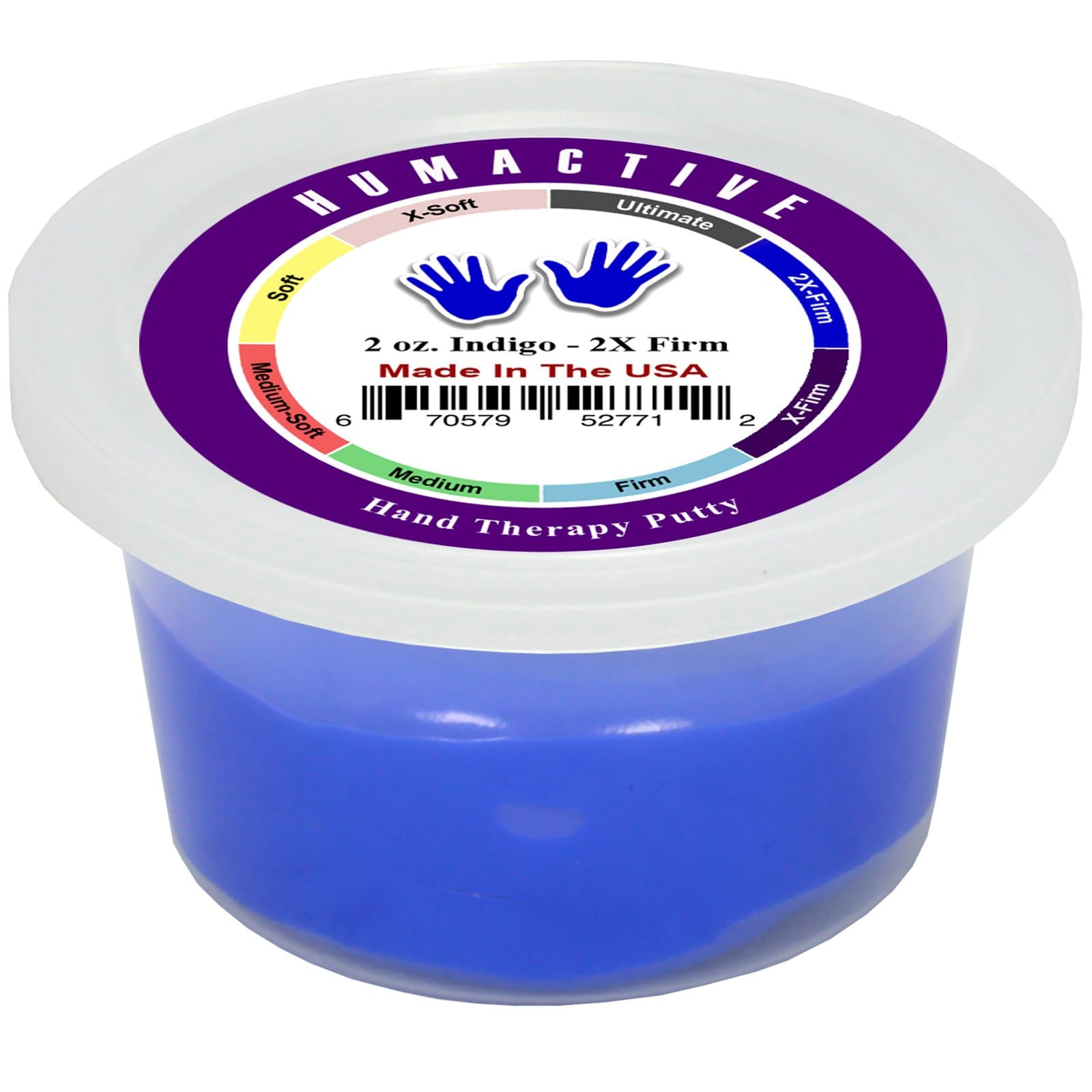 Hand Therapy Putty - Physcial, Occupational Therapy, and Strength Training - 2 oz, 2X-Firm