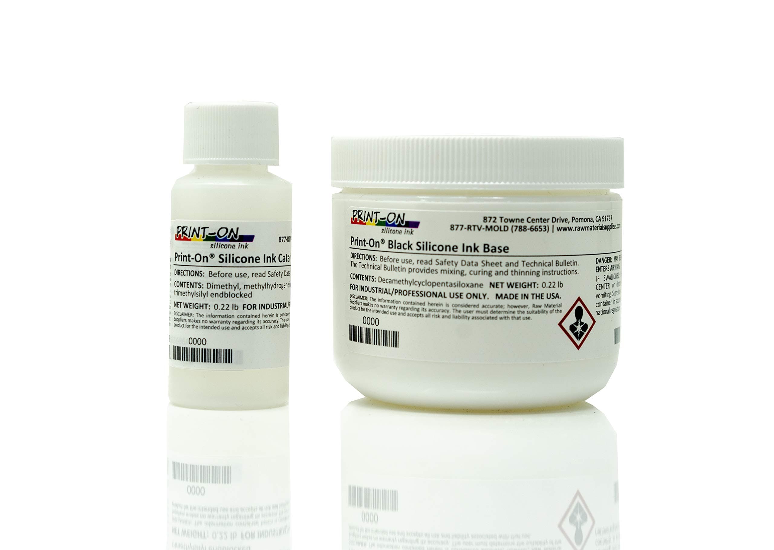 Print-On Silicone Ink Black 110 gm kit