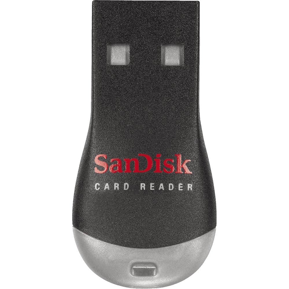 SDDR-121-A11M MobileMate Micro Memory Card Reader (Red/Black)