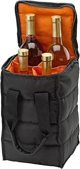 WINE TOTE BAG-4 BTL (As shown)