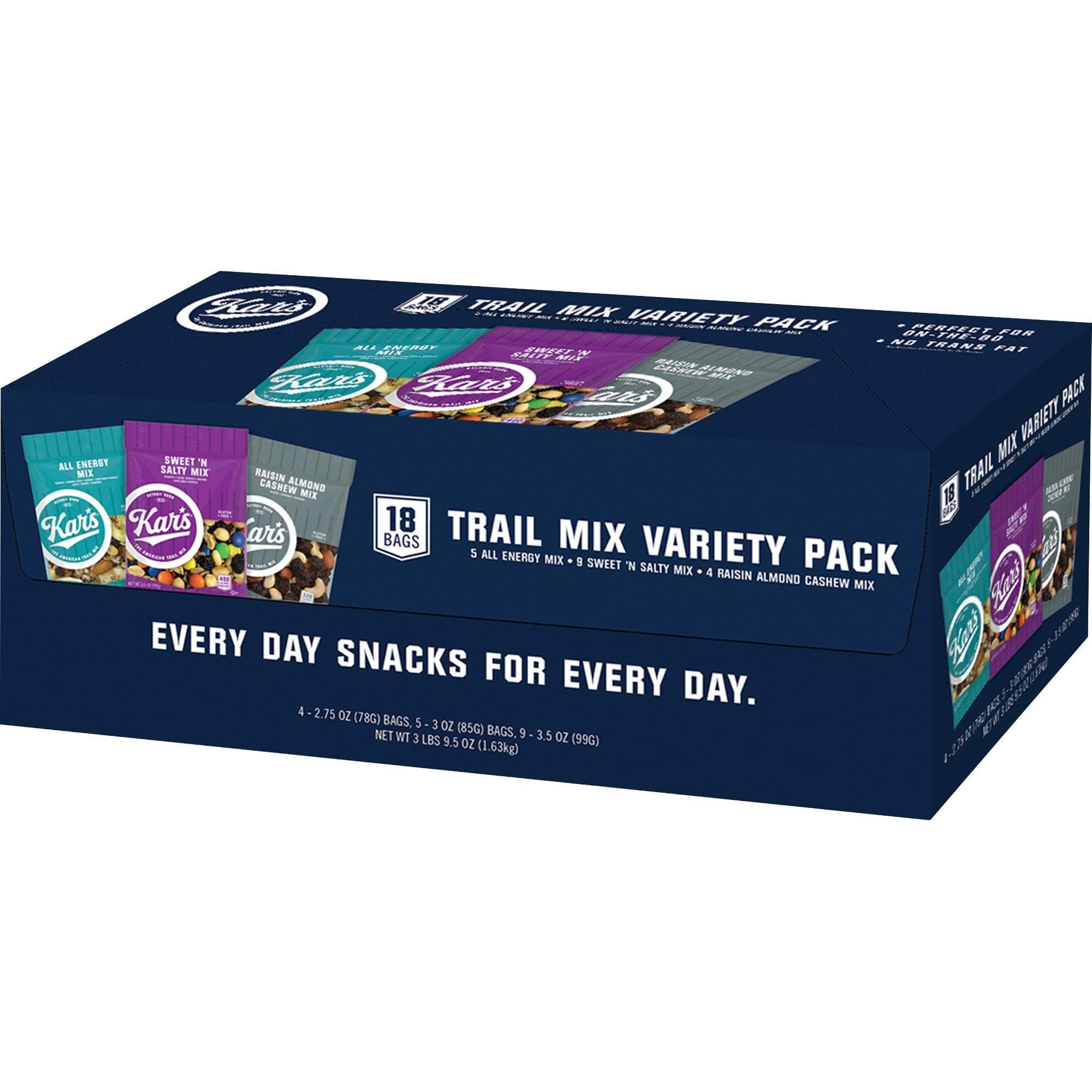 Kar'sNut and Fruit Variety Pack, 3.5 Ounce (Pack of 18) (SN08826)