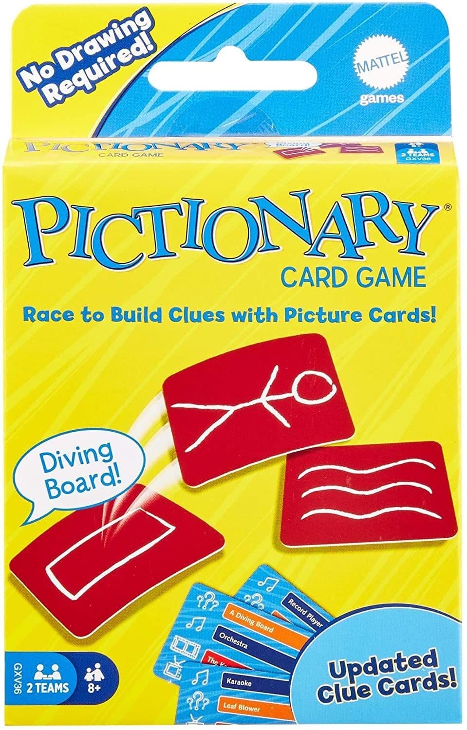 - Games PICTIONARY Card Games Refresh, Multicolor