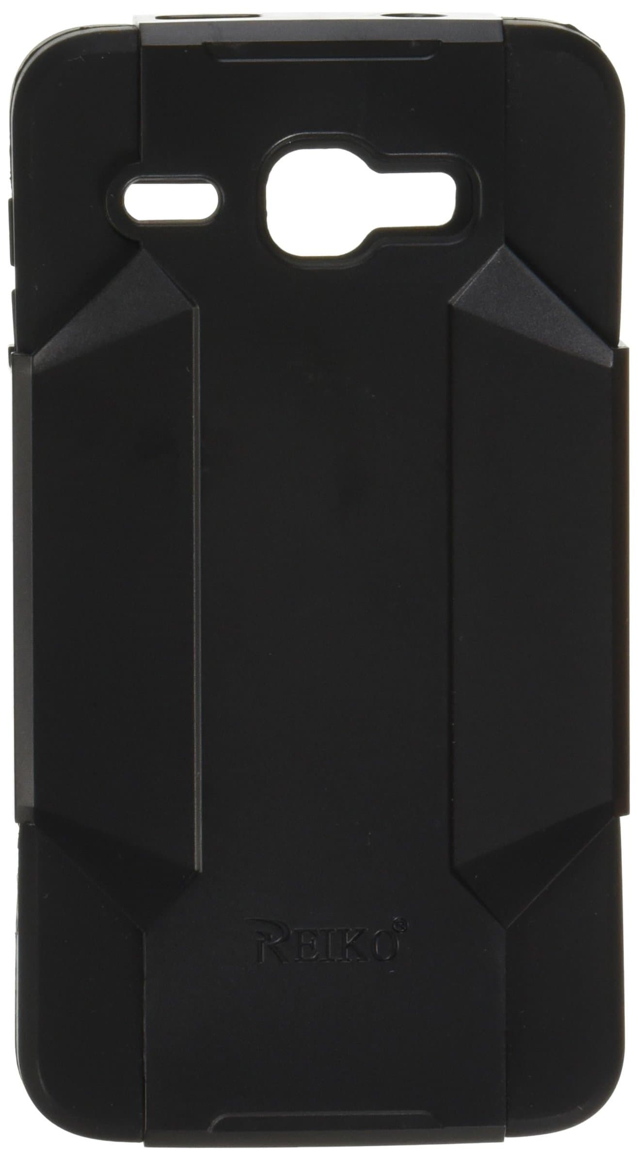 Silicone Case and Protector Cover Holster with Clip for Alcatel Onetouch Sonic LTE A851L - Retail Packaging - Black