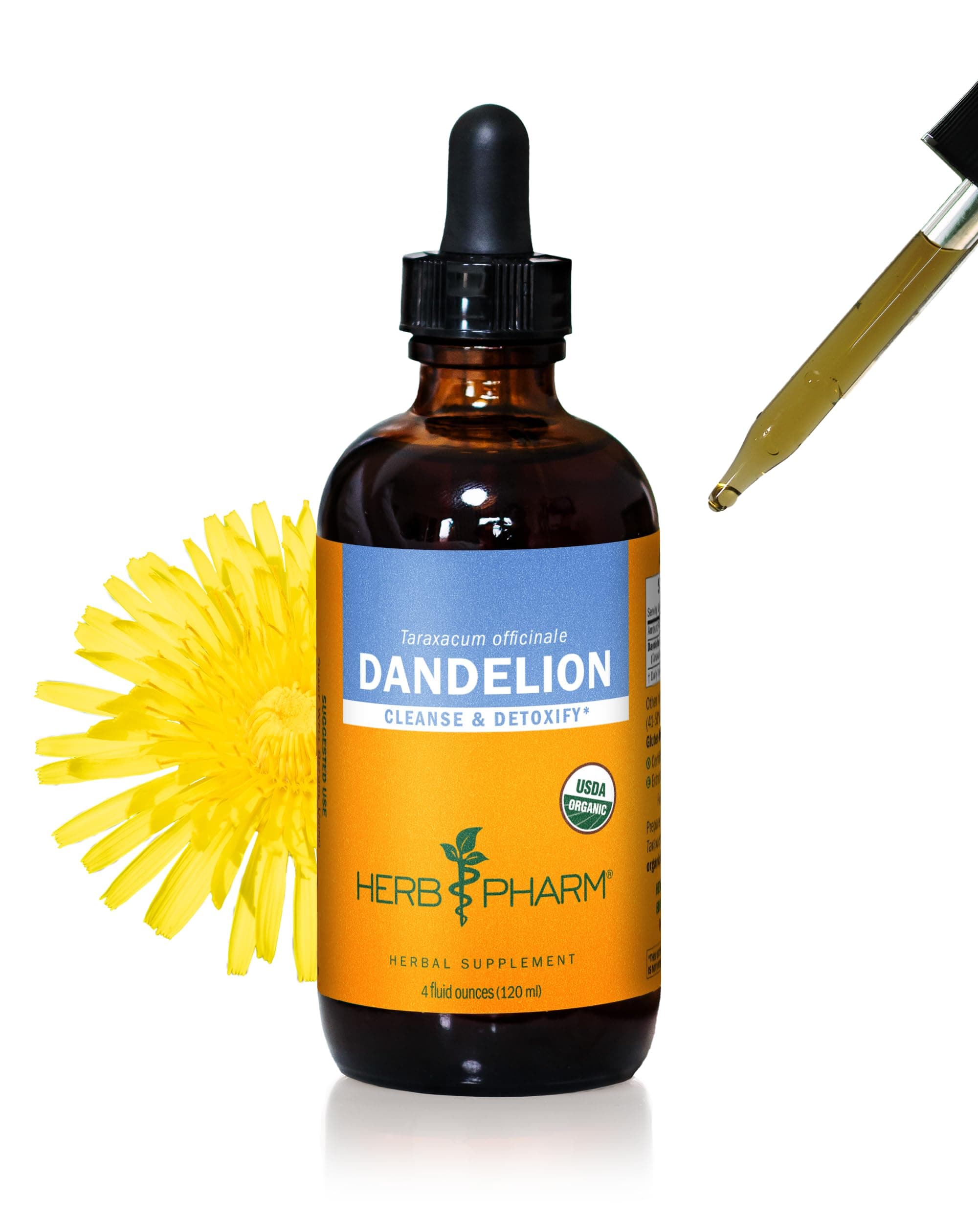 海外直送品Dandelion Extract, 4 Oz by Herb Pharm