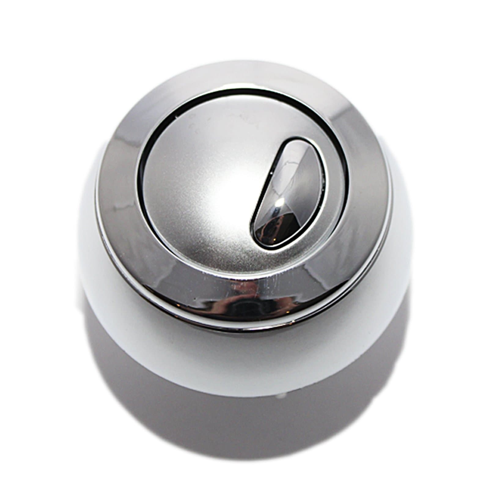 Siamp 34495007 Optima 50 Dual Flush Chrome Toilet Push Button - Multi-Colour