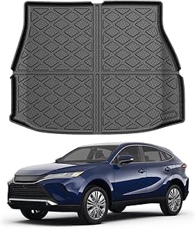 Mixsuper Cargo Liner for Toyota Venza 2021-2025 Cargo Mat All Weather Rear Trunk Liner Black