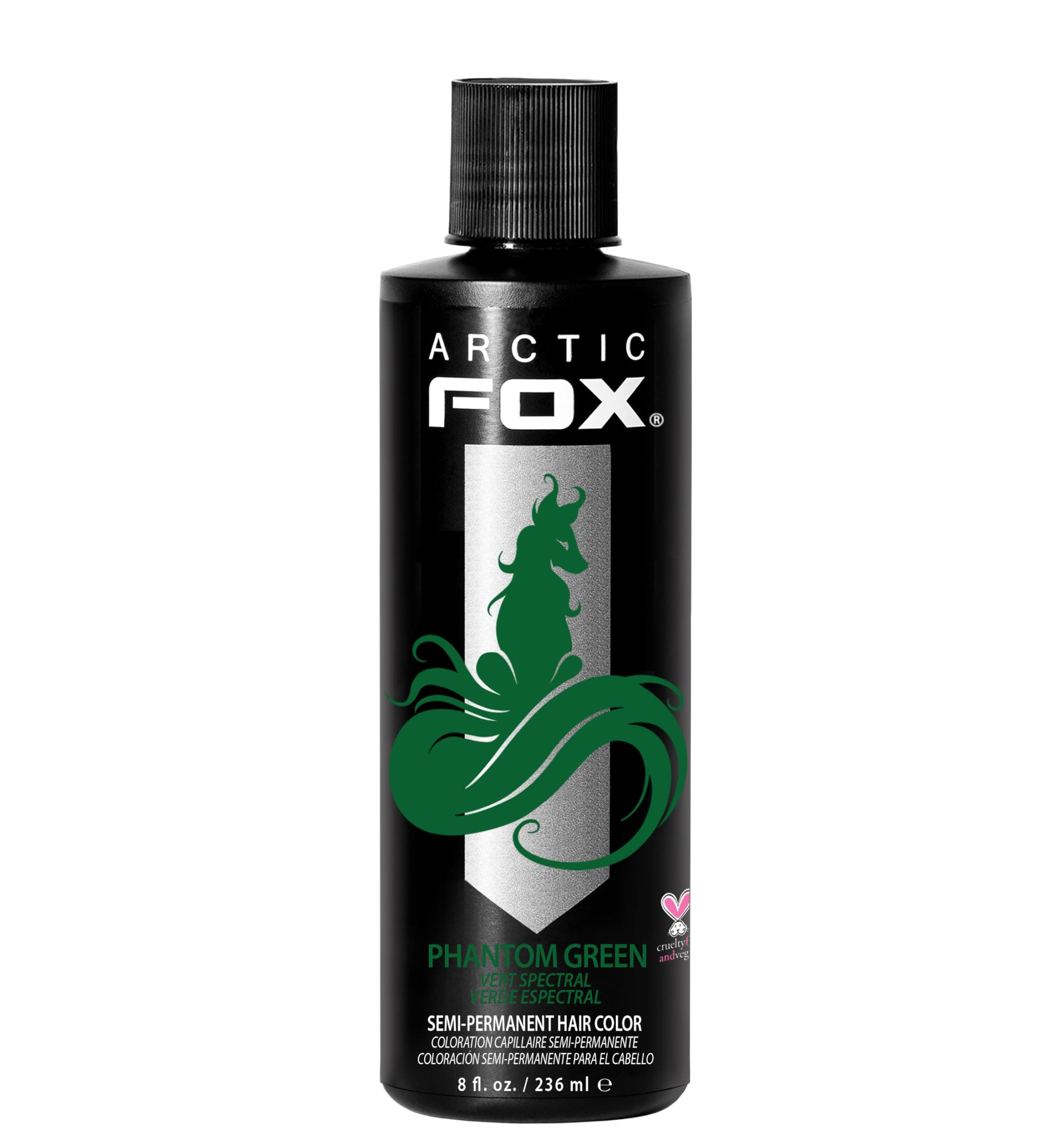 Arctic Fox 100% ヴィーガン Phantom Green 236 ml セミパーマネント・ヘアカラー