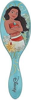 Wet Brush Disney Original Detangler Hair Brush, Moana (Elegant Princess) - Ultra-Soft IntelliFlex Bristles - Detangling Brush Glides Through Tangles (Wet Dry & Damaged Hair) - Women & Men