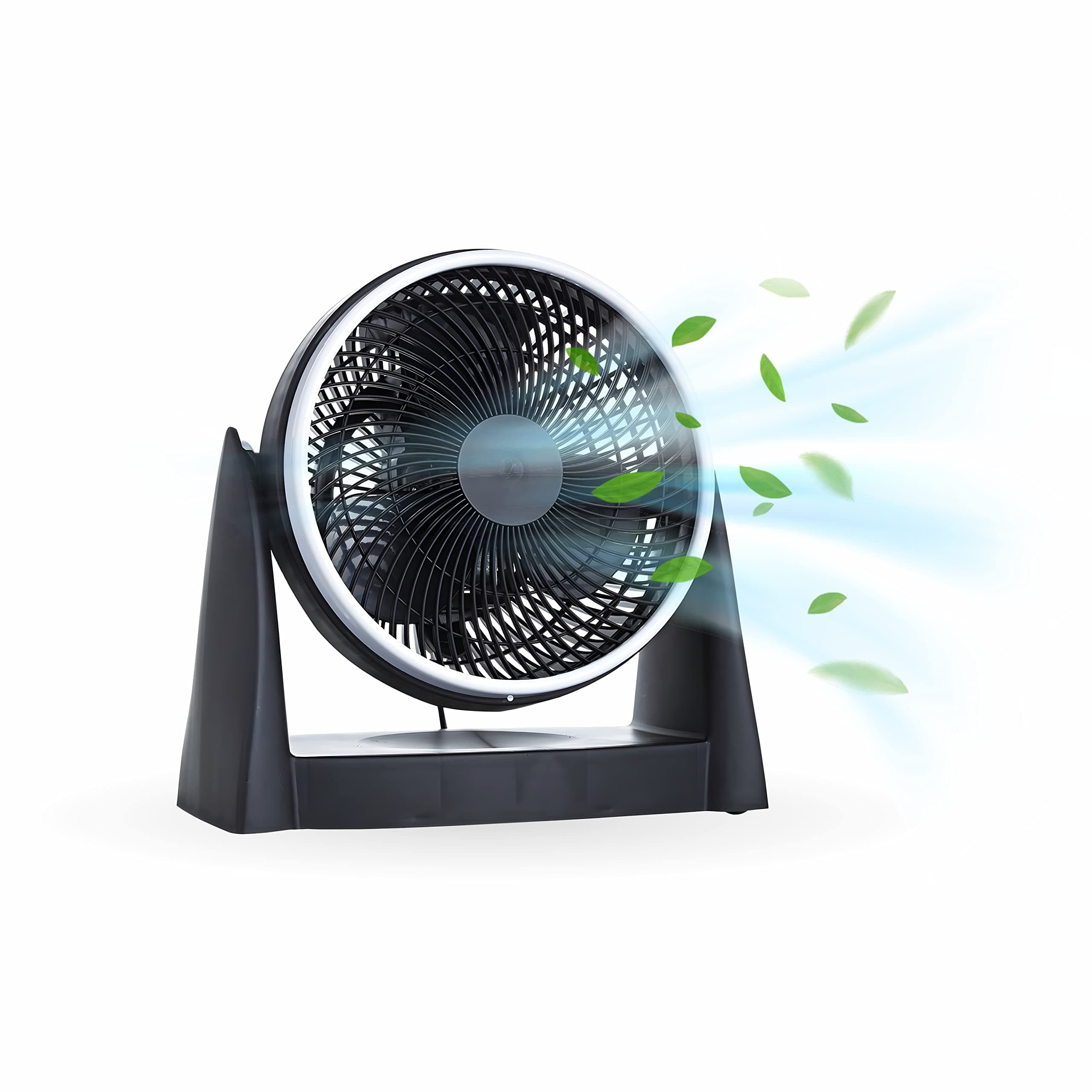 AcornSolutionUSB desk fan Mini USB Tilting Desktop Cooling Fan with Metal Shell and Aluminium Blades Personal for Home & Office Quiet and Powerful(6"-USB) -1 year warranty