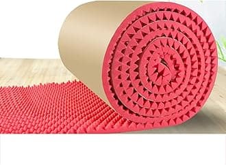 Acoustic Panel 1Mx1Mx5cm Self -Adhesive Acoustic Absorption Panels Sound Insulation Panels Tiles High Density Acoustic Sound Absorbing Panels Great for Home,Offices,Car,Recordant, KTV