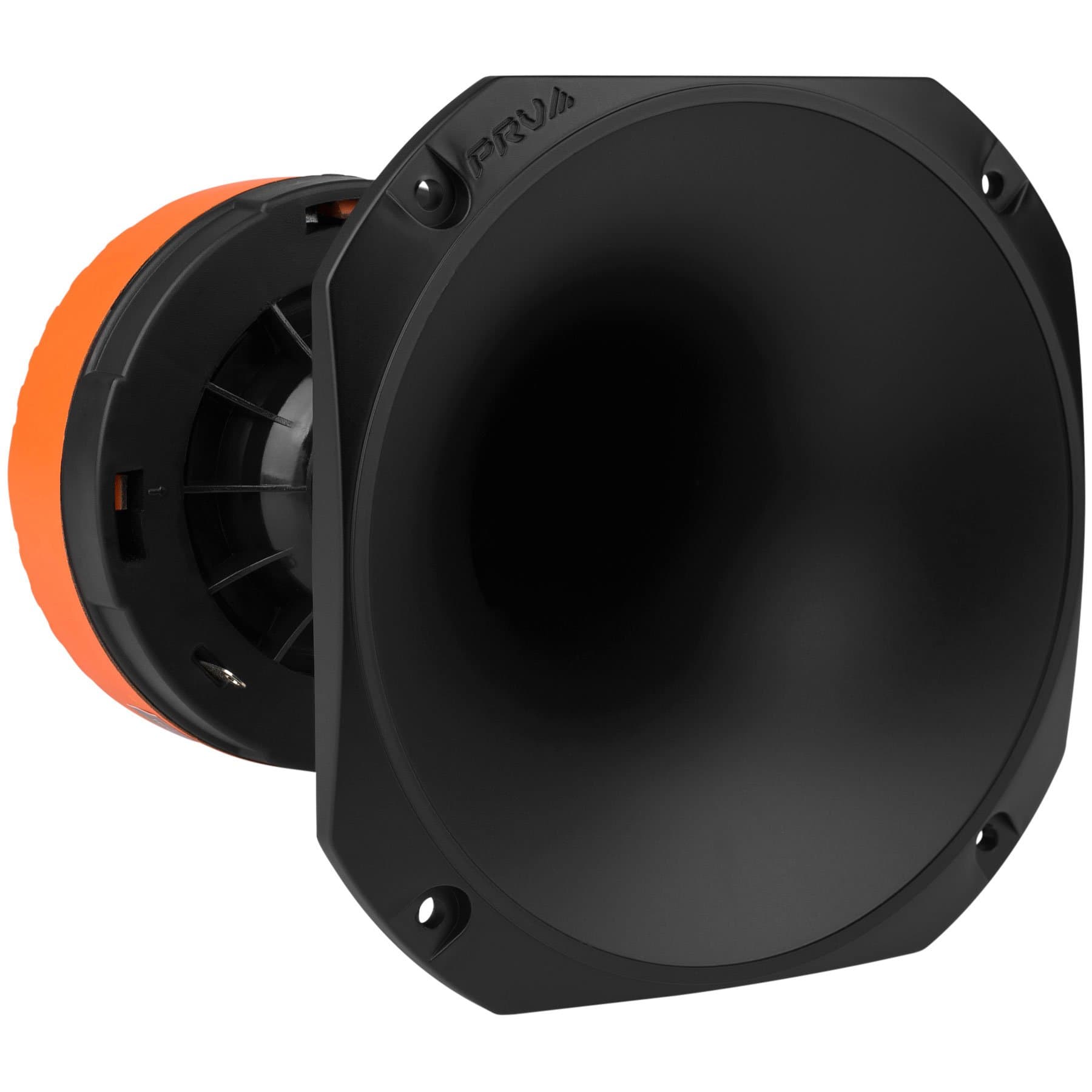 PRV AUDIOWGP275Ph 1” Exit Phenolic Driver Horn, Midrange Vocal Reproduction Low Distortion Compression Driver and Horn Combo, 100 Watts RMS Power, 200 Watts Program Power Horn Driver