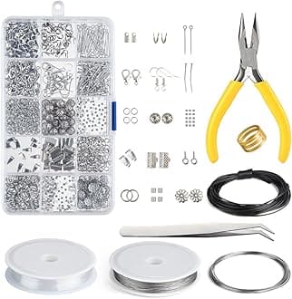KUUQA Jewellery Making Kit, Jewellery Repair Kit, Forming and Repair Tool Installation Kit