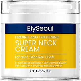 Korean Neck Cream for Firming & Tightening: Neck & Chest Anti-Aging Treatment for Crepey Sagging Skin & Wrinkles