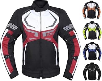 MOTORCYCLE JACKET MENS CE ARMORED BIKERS RIDING RACING WATERPROOF ALL SEASON JACKET