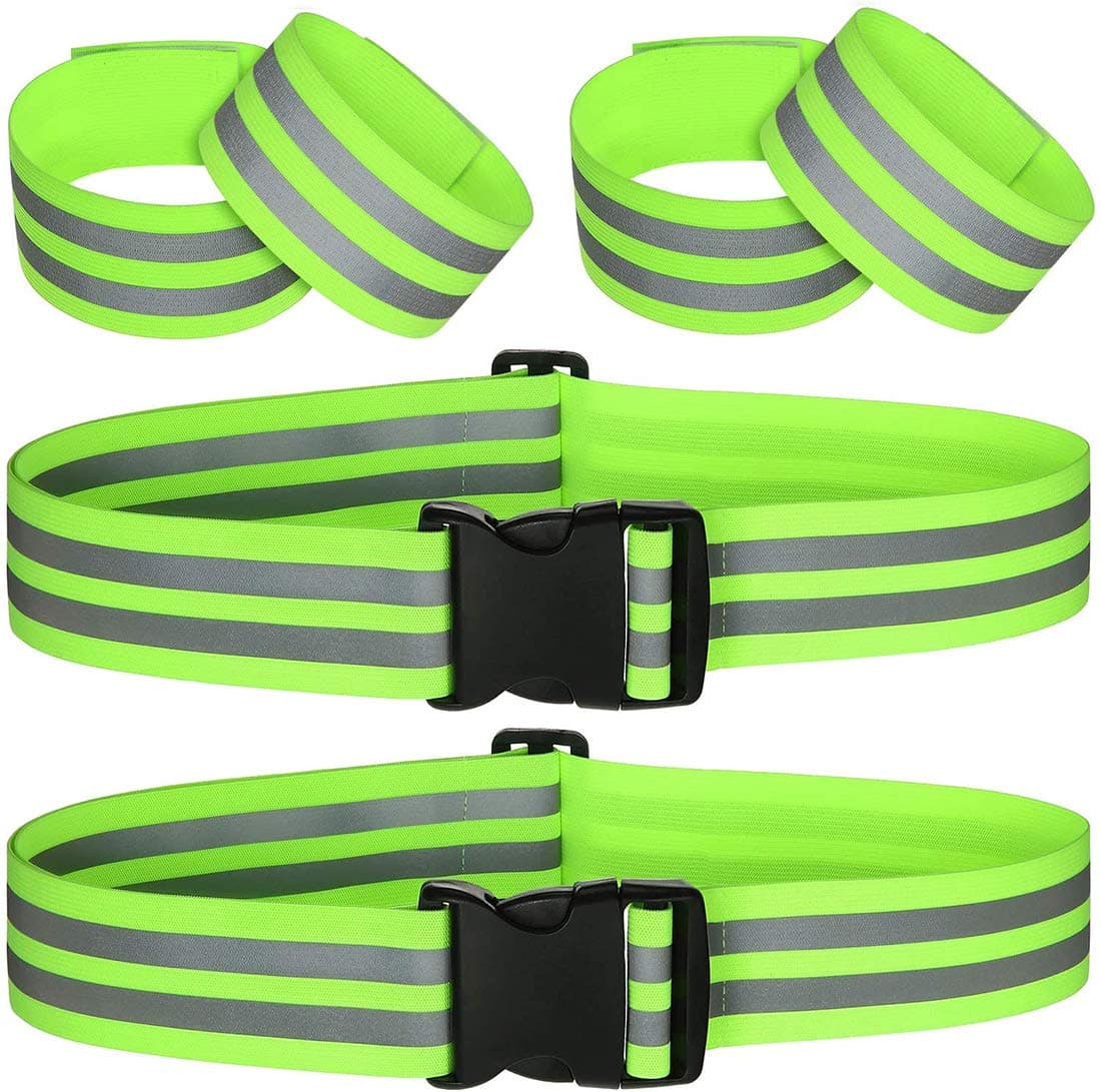 TALITARE Reflective Band Strap- Fluorescent Green - 6 Pieces