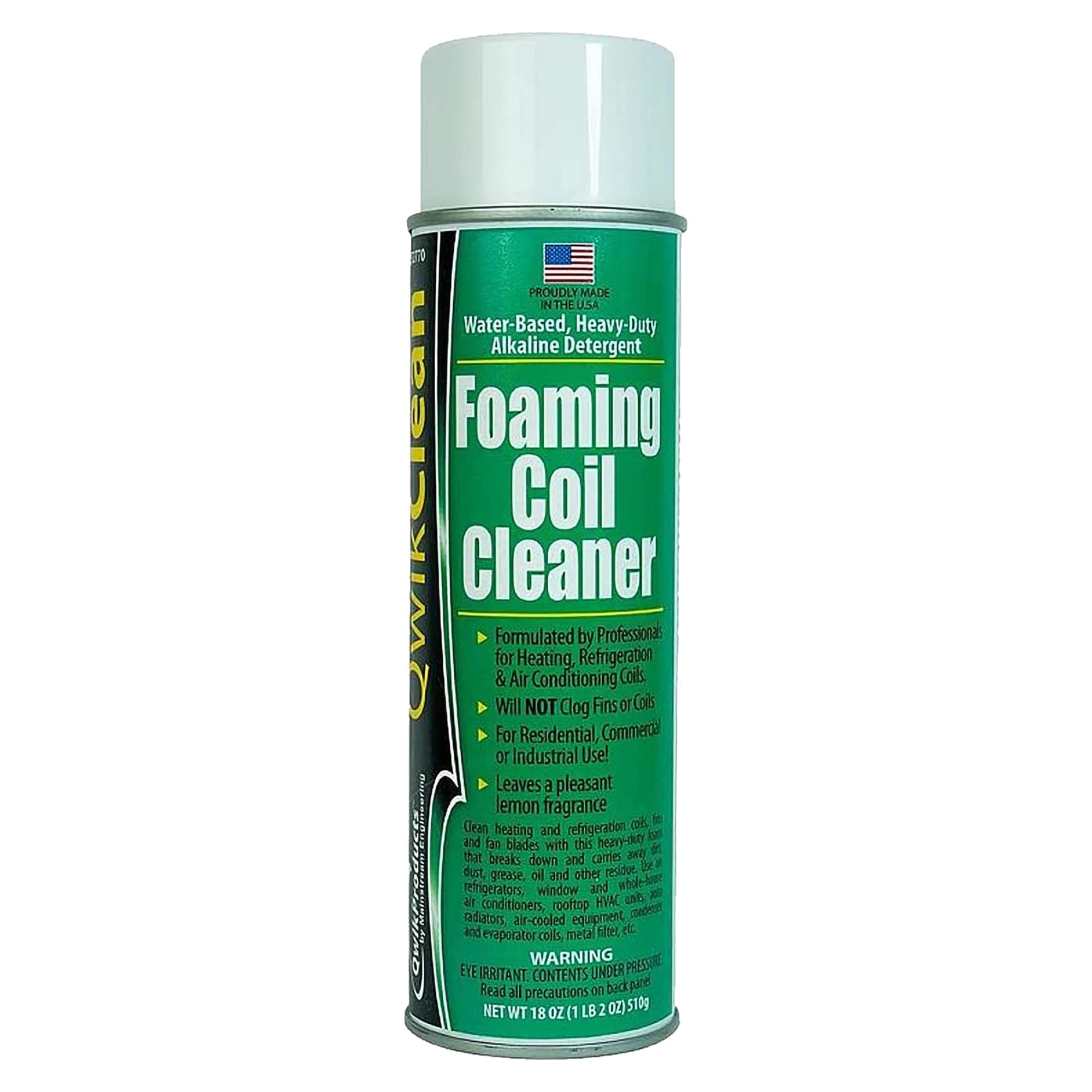 Foaming Coil Cleaner for AC Unit, Heating, Refrigerator, Air Conditioner No Rinse Coil Cleaner Spray Breaks Down Dirt, Dust, Grease, and Oil