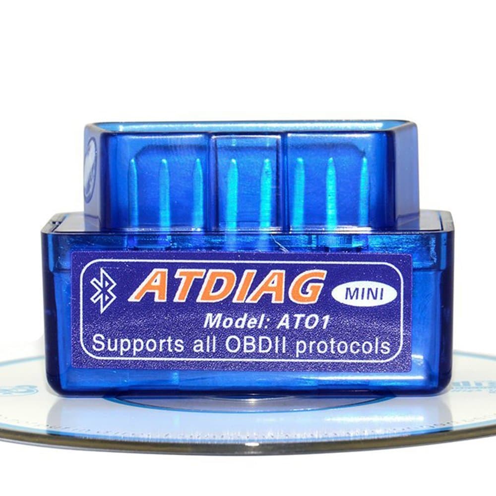 ATDIAG OBDII MINI ELM-327 Bluetooth OBD2 OBDII MINI Bluetooth OBD2 V2.1 Super MINI Bluetooth Version 2.1 OBD2 Mini Bluetooth With Android Car Code Scanner