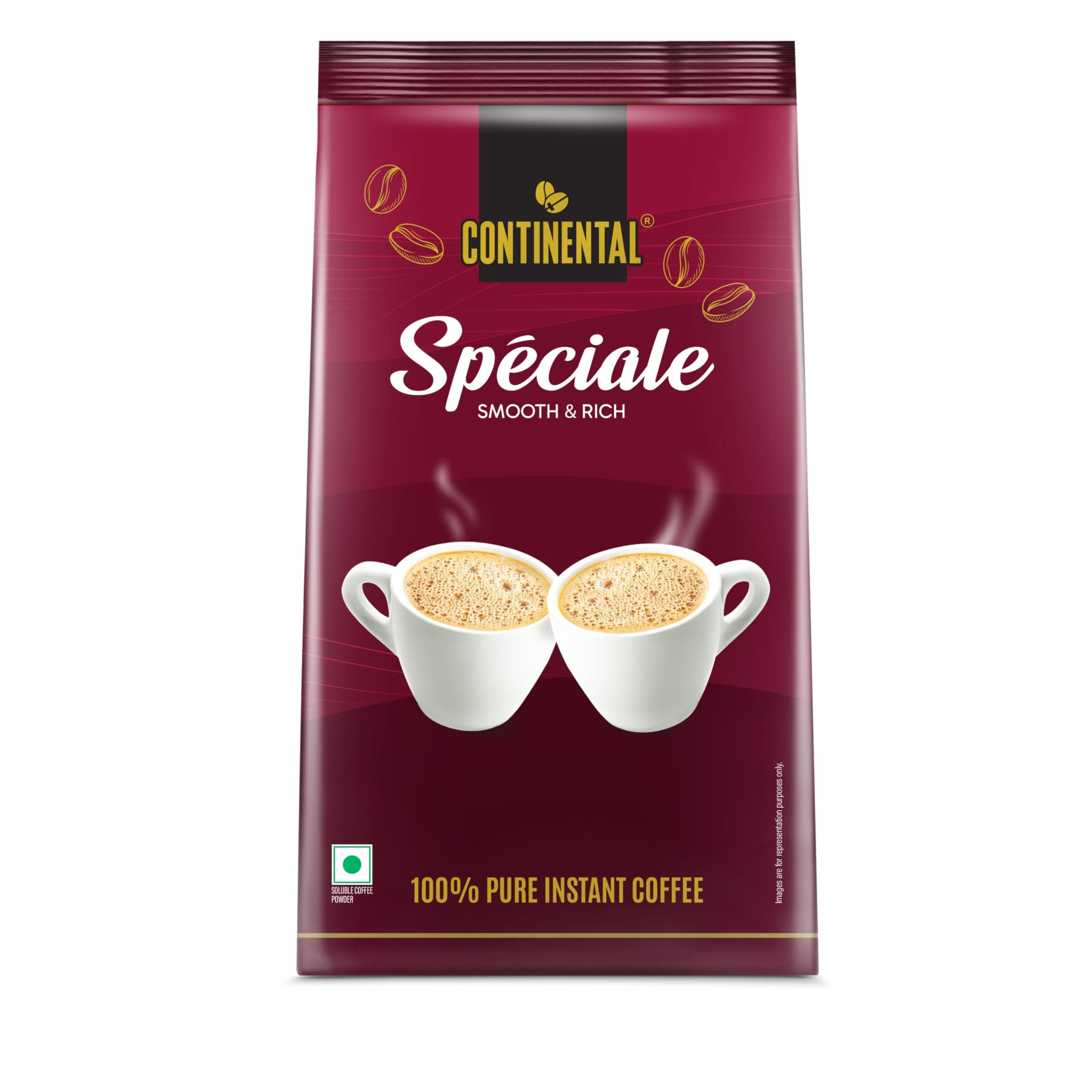 Continental Speciale Medium Roast Instant Coffee Granules | 200g Pouch | Smooth & Rich Blend of Arabica & Robusta | No Added Flavors