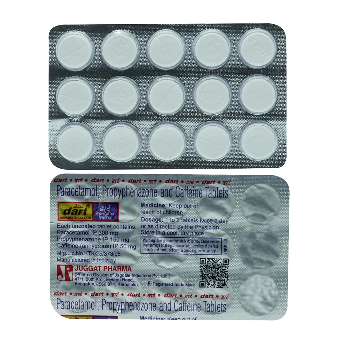 Dart - Strip of 15 Tablets