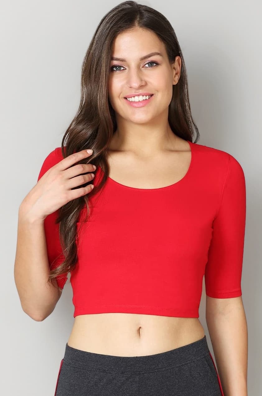 Women Viscose Half Sleeve Blouse