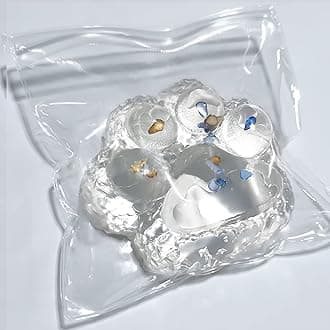 Big Taba Squishy Paw, 4.2in Clear Cat Paw Squeeze Toys, Cute Sticky Squishy Toy, Soft Stress Relief Fidget Sensory Toys, Executive Desk Toys & Party Favors for Kids & Adults