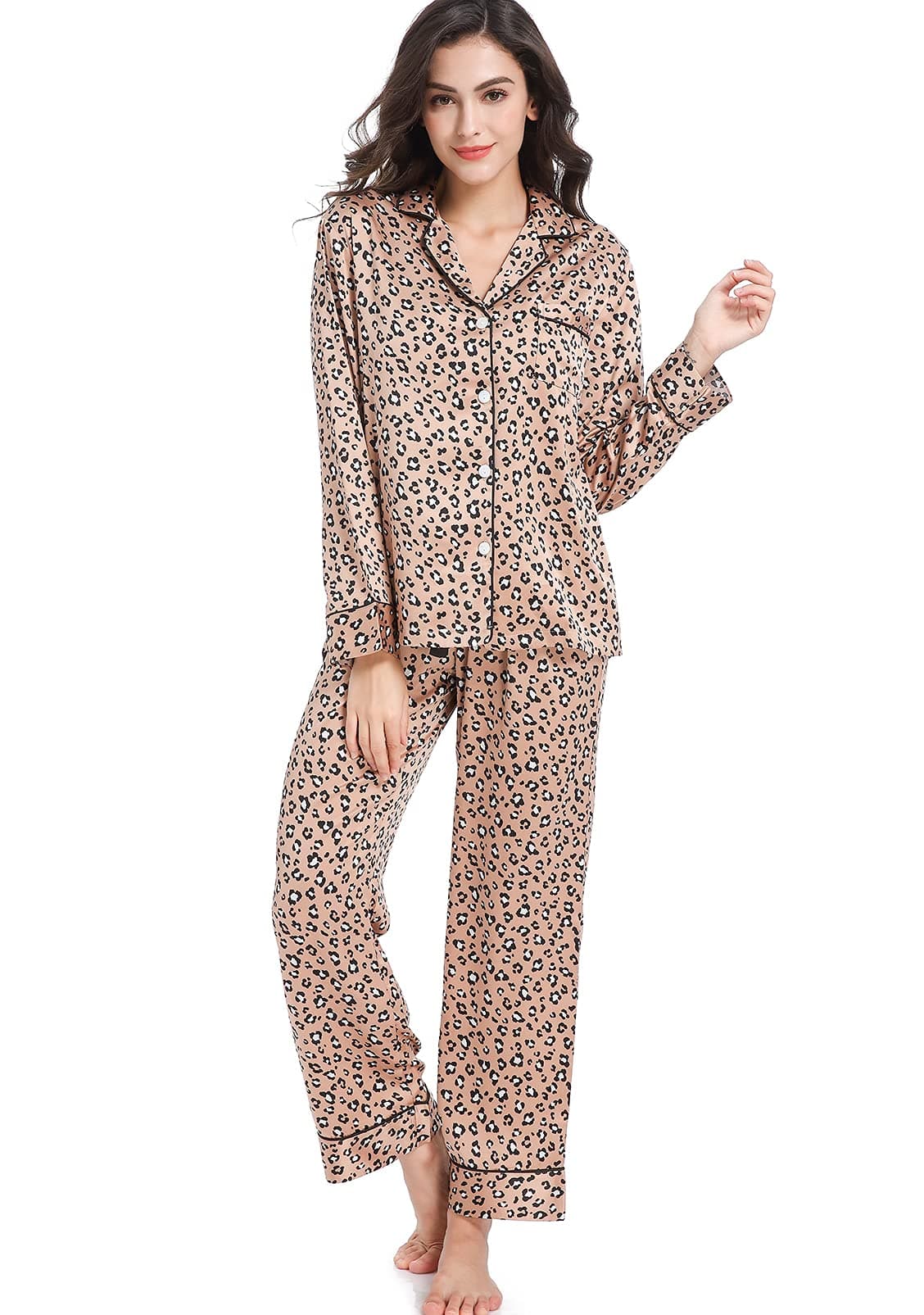 Satin Long Pajama Set