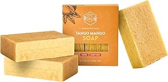 Crate 61, Vegan Natural Bar Soap, Tango Mango, 3 Pack, Handmade Soap With Premium Essential Oils, Cold Pressed Face And Body Bar Soap For Men And Women (4 oz, 3 Bars) Tango Mango 3 Pack