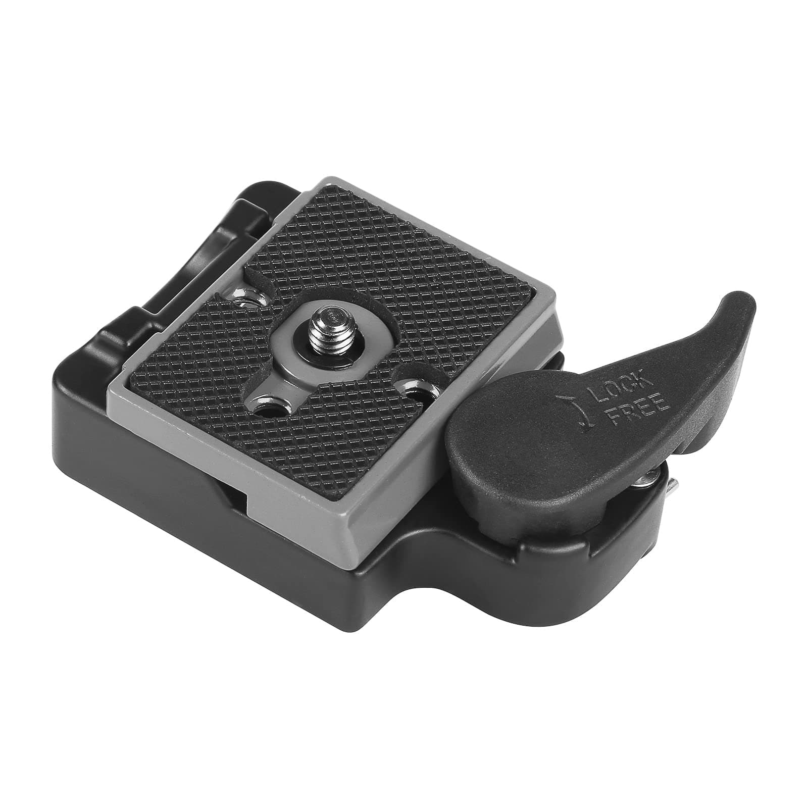 SequprQuick Release Plate with Clamp Compatible with Manfrotto 200PL-14 Quick Release Plate, Quick Release Plate Clamp for Camera Tripod