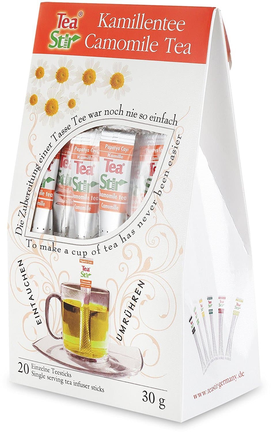 Tea Stir Camomile Tea 20 Teabag - Sticks