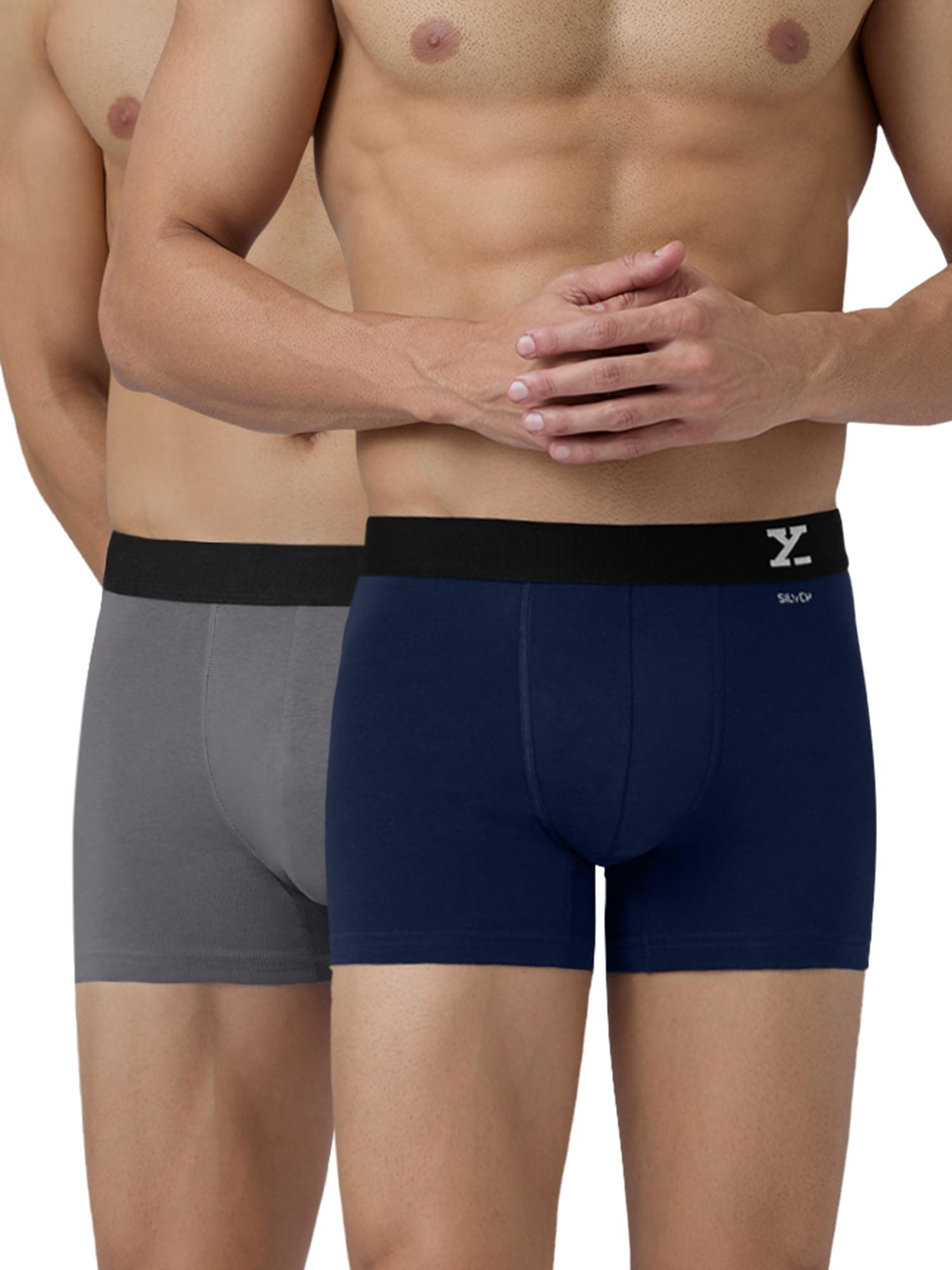 XYXX Men's Cotton Trunks (Pack of 2)