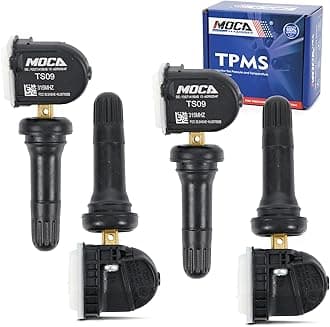 4PCS OEM Tire Pressure Sensors fit 15-20 for Ford for F-150, 15-21 Mustang, Edge, 16-19 Explorer, 18-22 EcoSport, 19-22 Transit Connect Tire Pressure Monitoring System of 4 Sets TPMS Sensor