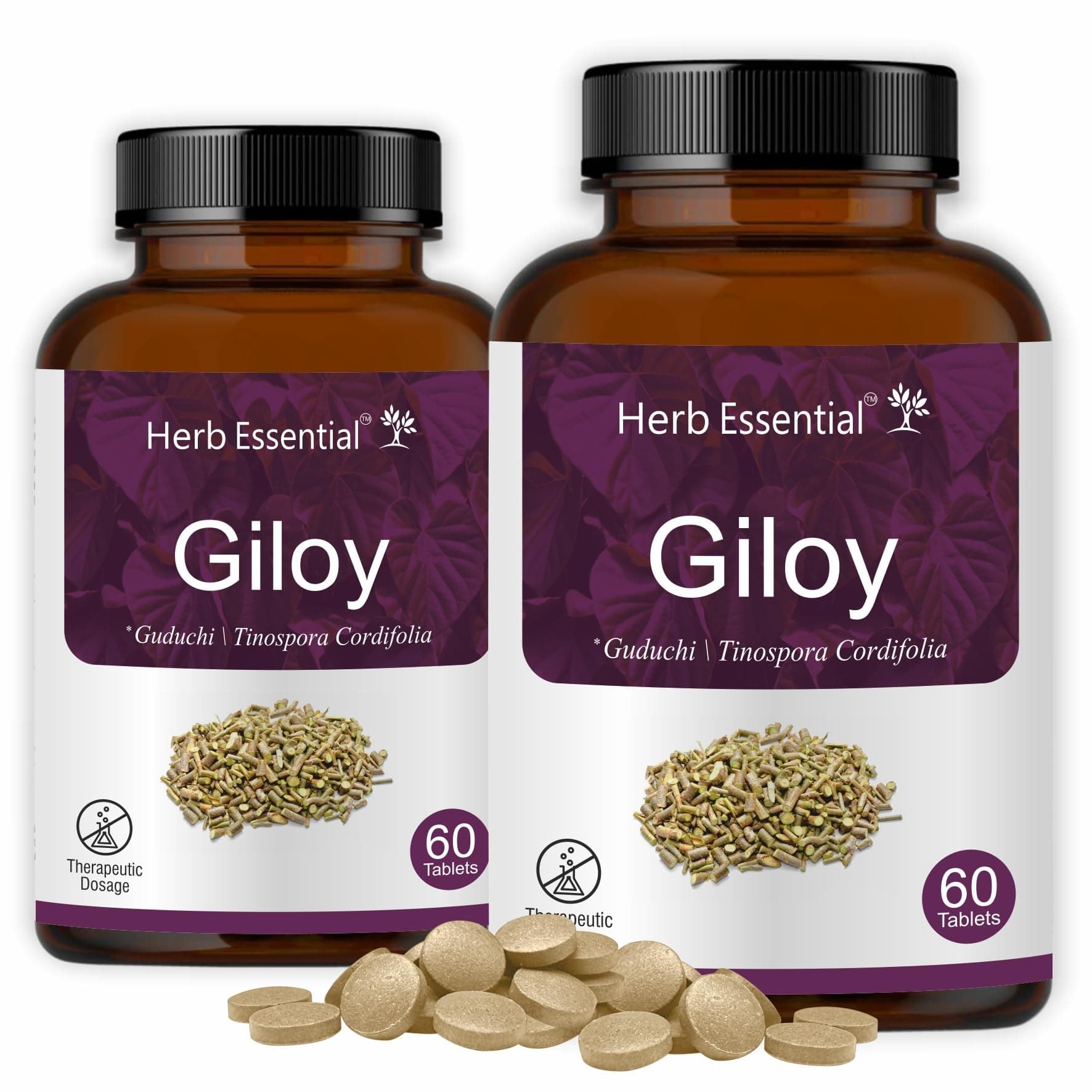 Herb Essential Giloy Tablet 60's (Pack of 2)